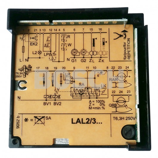 BURNER-SEQ-CONTROL-OIL-LAL-2-25