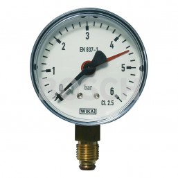 Manometr-D63-0-6-bar-G14-Podłączenie-dolne-gazolej